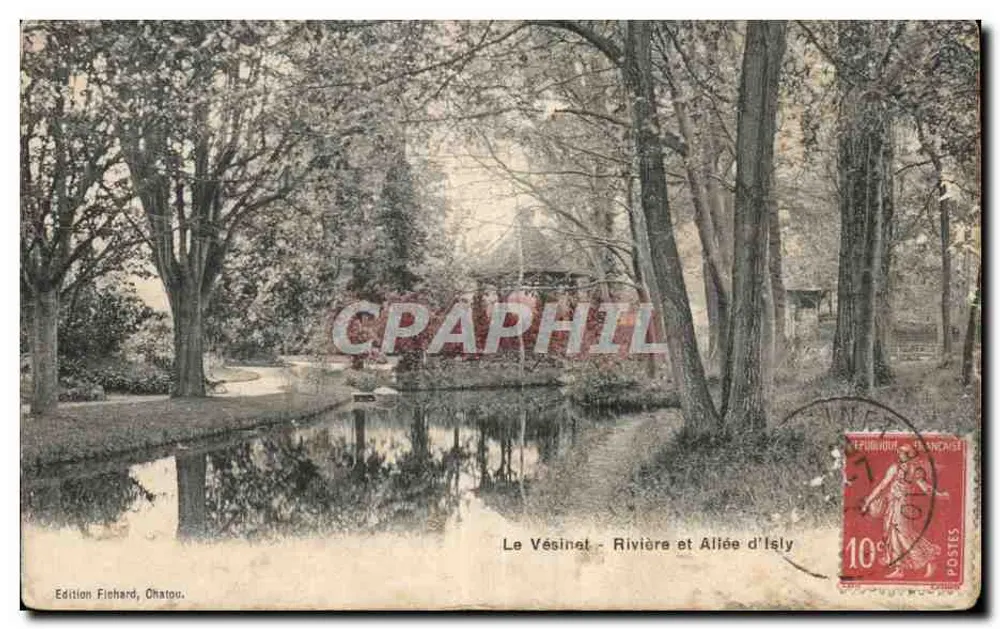 Le Vésinet - Rivier en Laan van Isly — Uitgave Fiehhard, Châtou - Voorkant