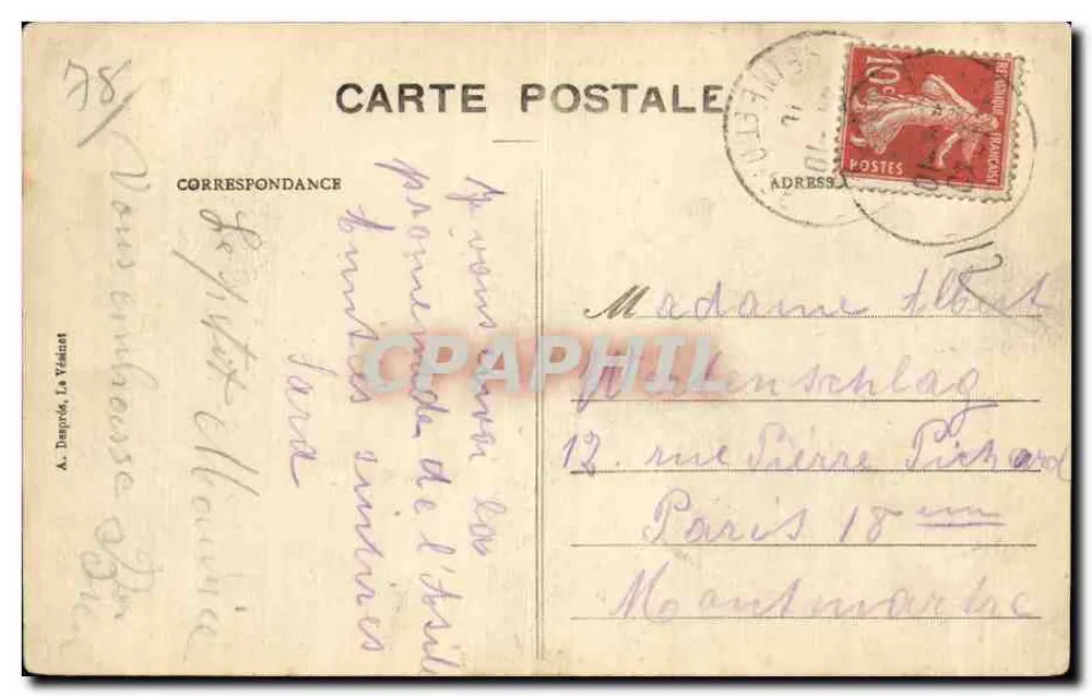 Asilo Nacional del VÉSINET - Cours d'honneur - Reverso
