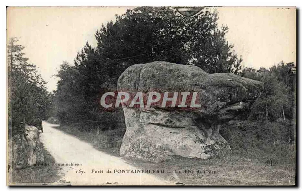 Forêt de Fontainebleau — La Fête du Chien — Verlag Le Défry, Paris, Nr. 157 - Vorderseite