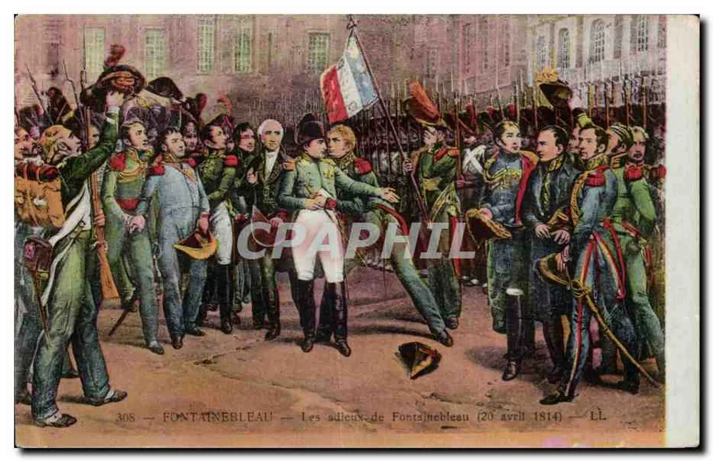 Fontainebleau — Die Abschiede von Fontainebleau (20. April 1814) — LL - Vorderseite