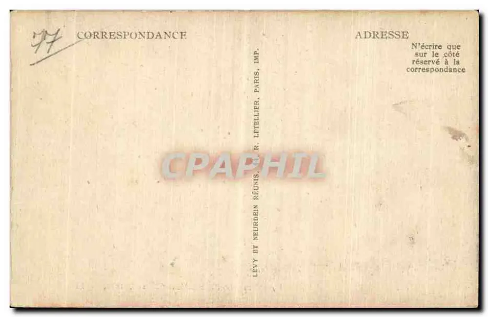 Fontainebleau — Die Abschiede von Fontainebleau (20. April 1814) — LL - Rückseite