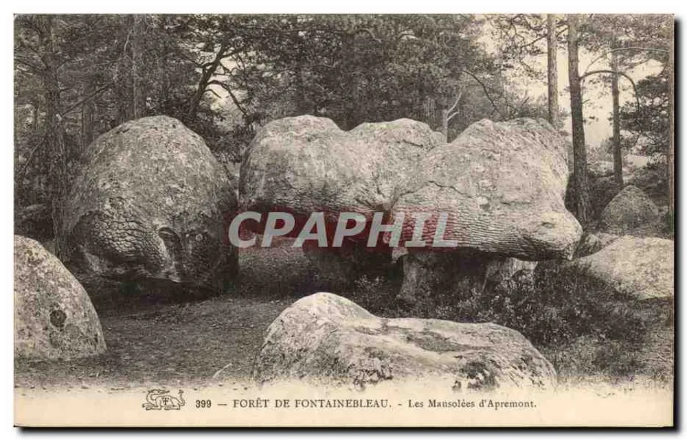 Wald von Fontainebleau — Die Mausoleen von Apremont — 399 - Vorderseite