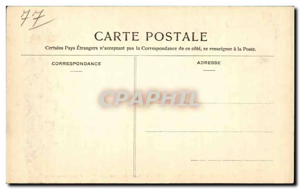 Rocher de Rousseau et Millet (Gorges d'Apremont) — Forêt de Fontainebleau — Nr. 89 - Rückseite