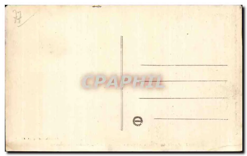 Forêt de Fontainebleau — Gorges d'Aprémont — Allgemeine Ansicht — Verlag: Lithographies Antiques L. M. — N° 137 - Rückseite