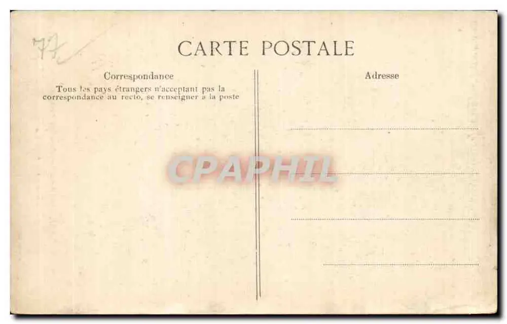 Forêt de Fontainebleau-Barbizon — Teufelsbilboquet — Verlag ELD, n° 180 - Rückseite