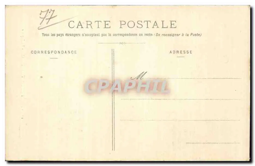 Las Fontainebleau — Le Jupiter — n°103 - Rewers