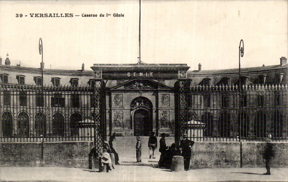 Versailles — Quartel do 1º Engenheiros — editor desconhecido, n° 39 - Frente