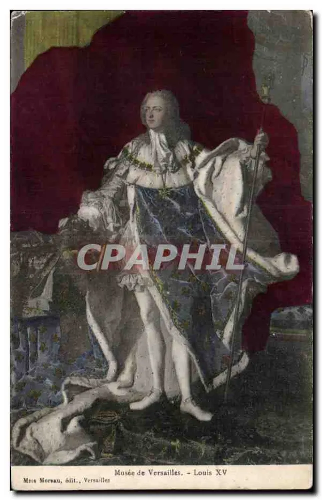 Museu de Versailles — Luís XV — Sra. Moreau, editora, Versailles - Frente