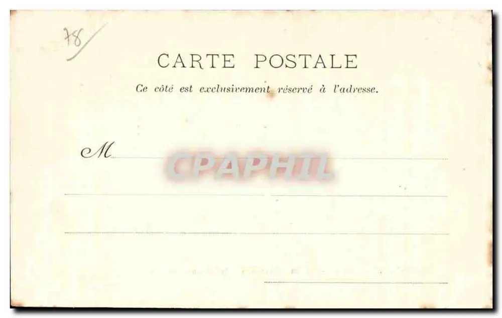 Saint-Germain-en-Laye — Les Loges — Bildungshaus der Ehrenlegion — Verlag Mirrault - Rückseite
