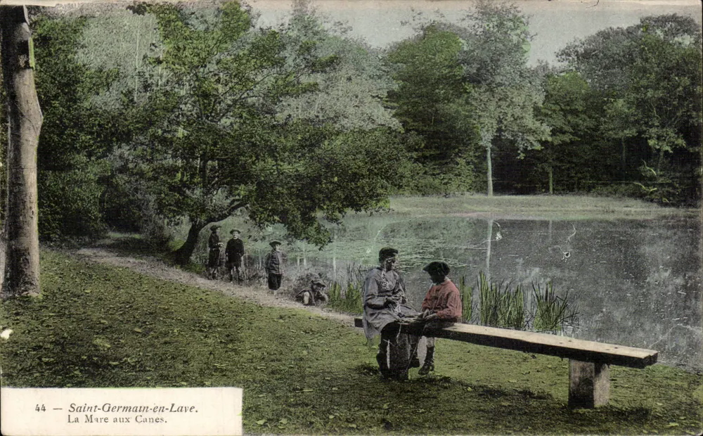 Saint-Germain-en-Laye — La Mare aux Canes — wydawca anonimowy, nr 44 - Awers