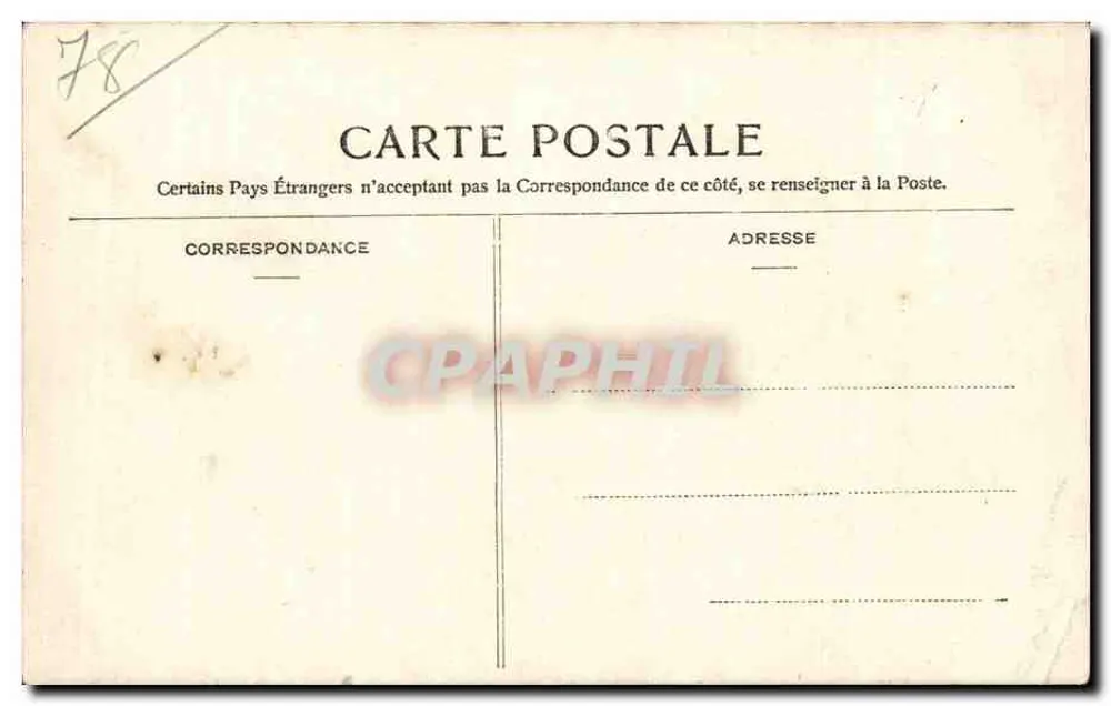 Saint-Germain-en-Laye — La Mare aux Canes — wydawca anonimowy, nr 44 - Rewers