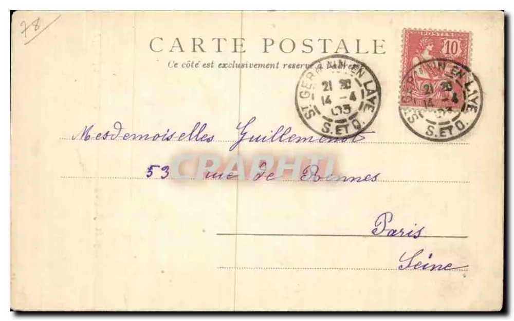 Die Jungfrau der Engländer — St. Germain-en-Laye — Paris, 1682 - Rückseite