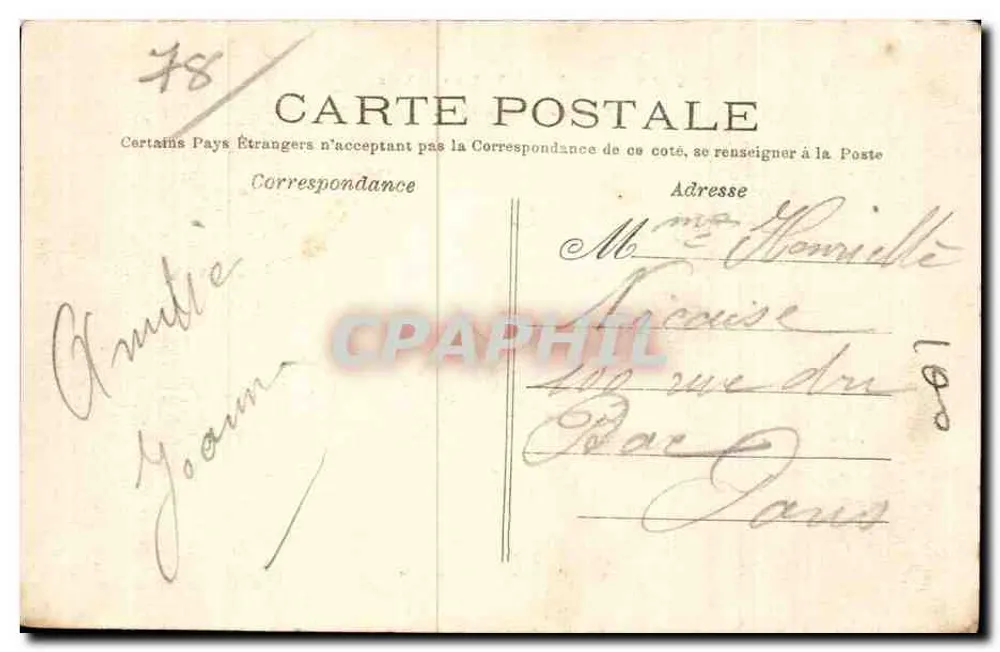 St-Germain-en-Laye — Avenue des Loges — Verlag P.A. 6295 - Rückseite