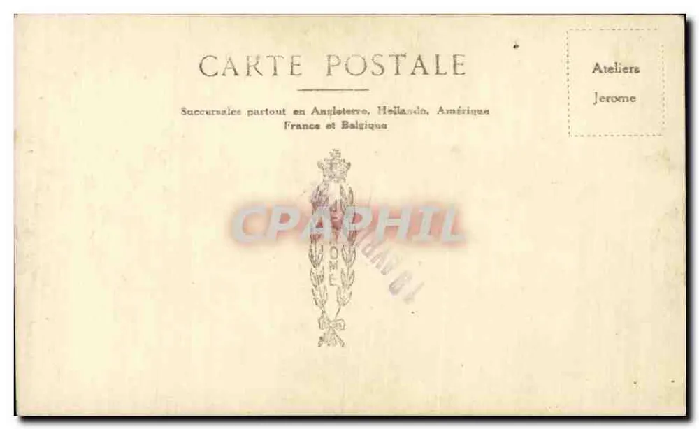 Jovem mulher — pose com cadeira esculpida — Ateliers Jerome - Verso