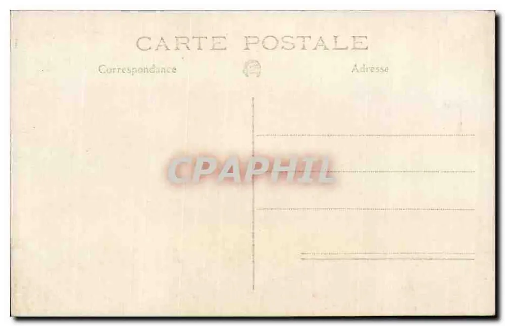 Frau in Pelzjacke mit Schirm — Place de la République, Algier — Unveröffentlichte Ansichtskarte - Rückseite