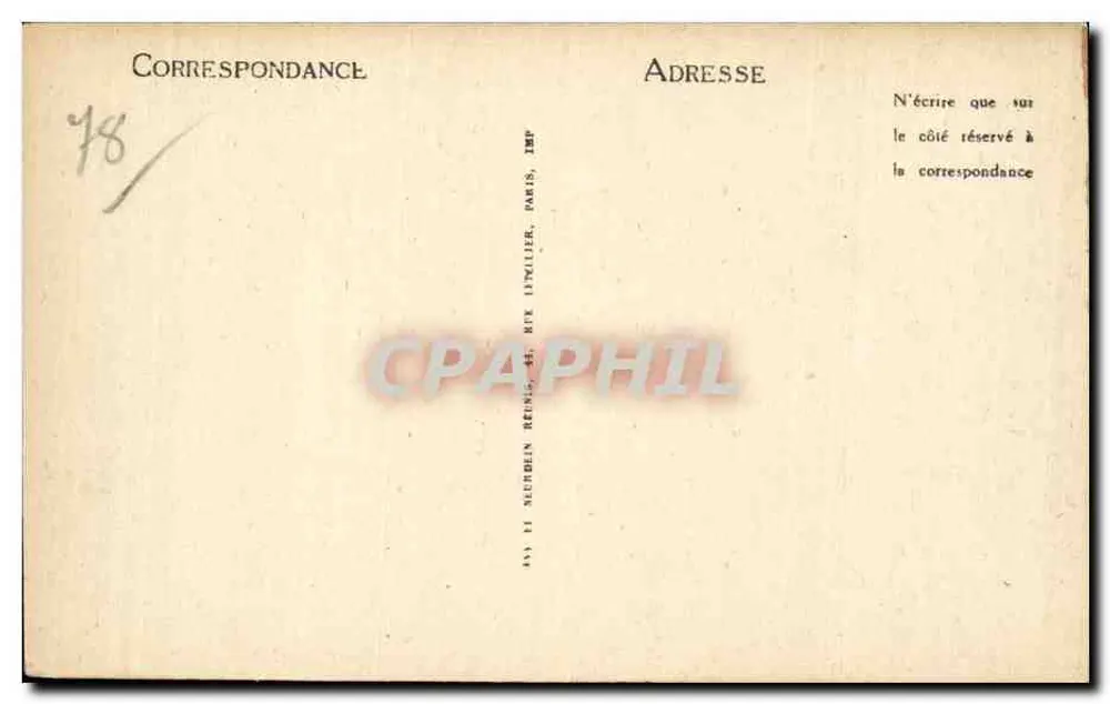 Rambouillet — Das Schloss — Übersicht der Kanäle und des Parterres — LL - Rückseite