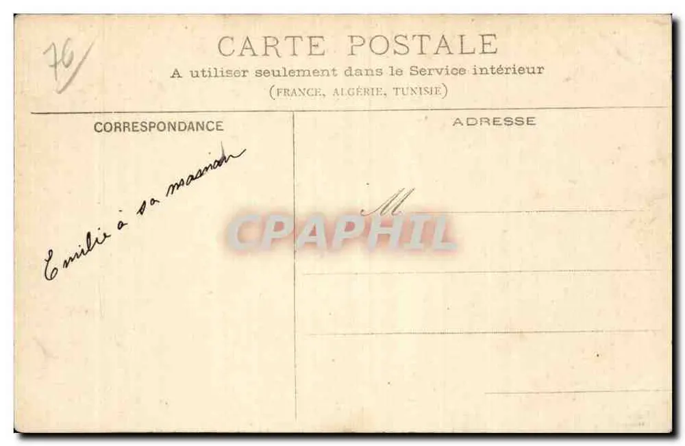 Pavillon der Wache — Forêt de Montgeon — Havre - Rückseite