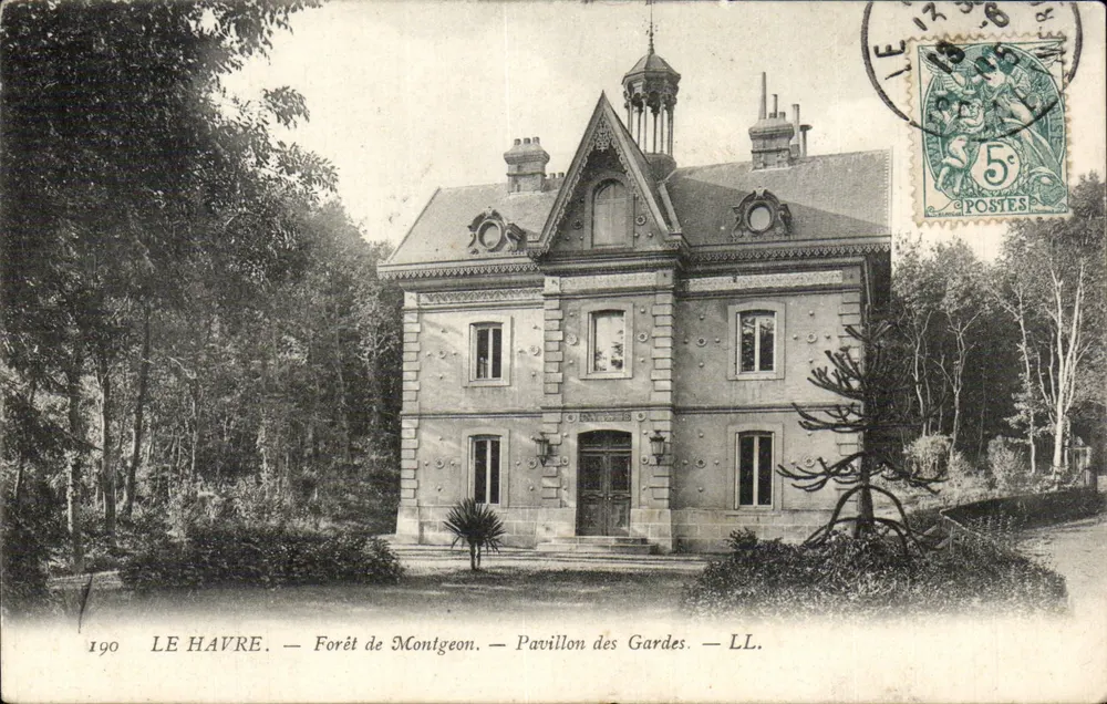 Forêt de Montgeon — Pavillon des Gardes — LL. - Vorderseite