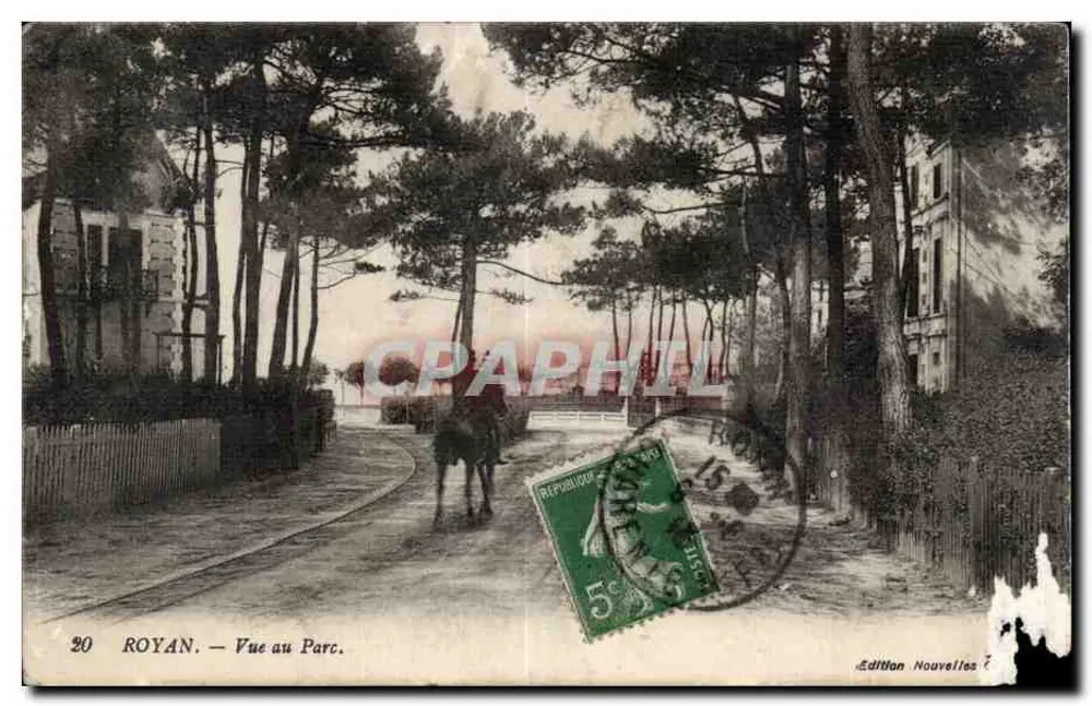 Royan — Ansicht im Park — Édition Nouvelles 7 - Vorderseite