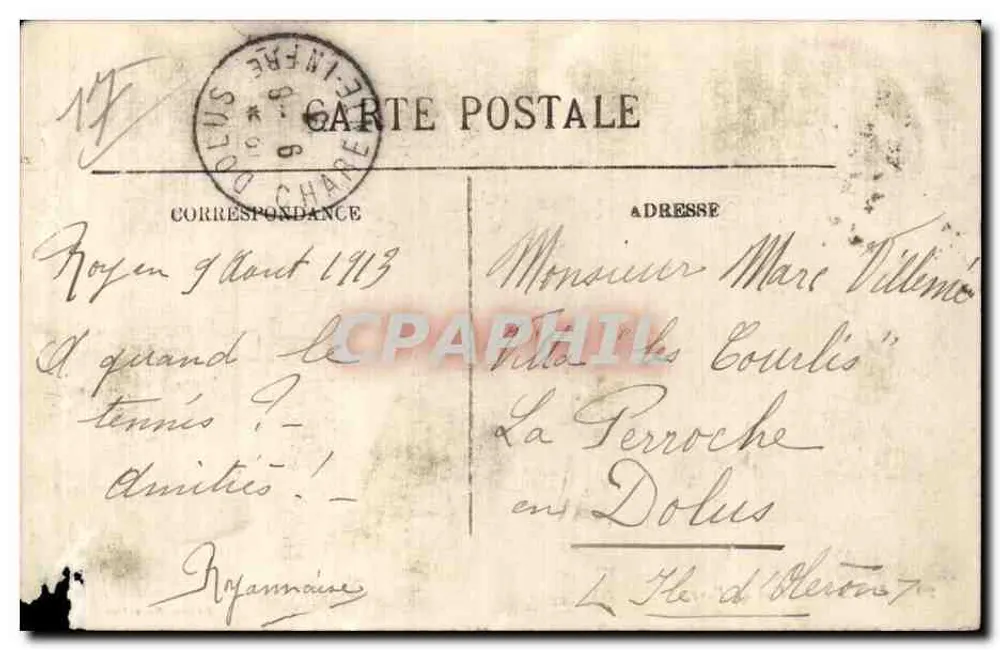Royan — Ansicht im Park — Édition Nouvelles 7 - Rückseite