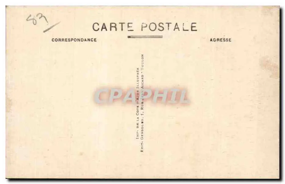 Toulon - Les Palmiers du Mourillon — Éditeur: Livre de la Côte d'Azur, n°42 - Verso