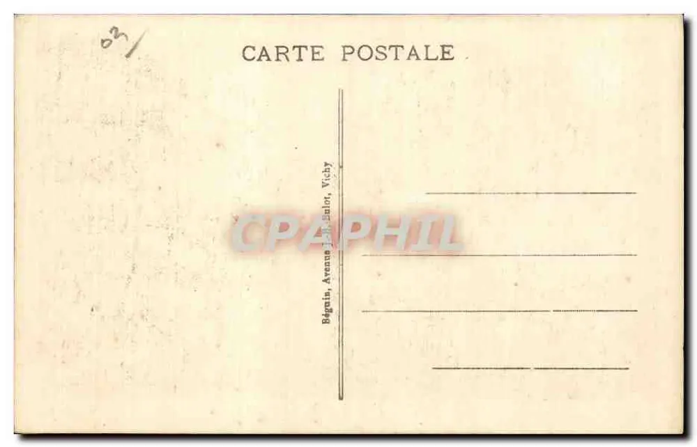 Vichy — De Kades van de Allier — uitgever Idéobal, n° 422 - Achterkant