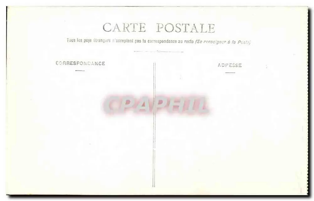 Coucy-le-Château (Aisne) — Eingang zum Schlosspark - Tor des Meisters Odon — Verlag Leclère, La Fère - Rückseite
