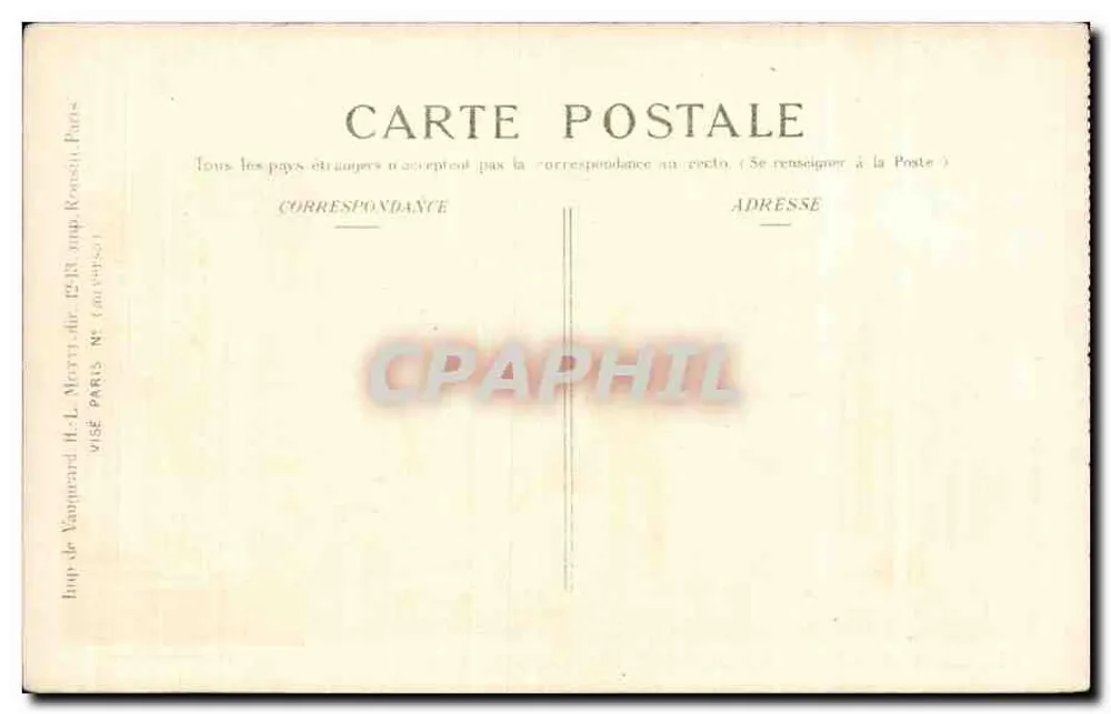Auf dem Front — Beobachtung — Ed. Pays de France n°153 - Rückseite