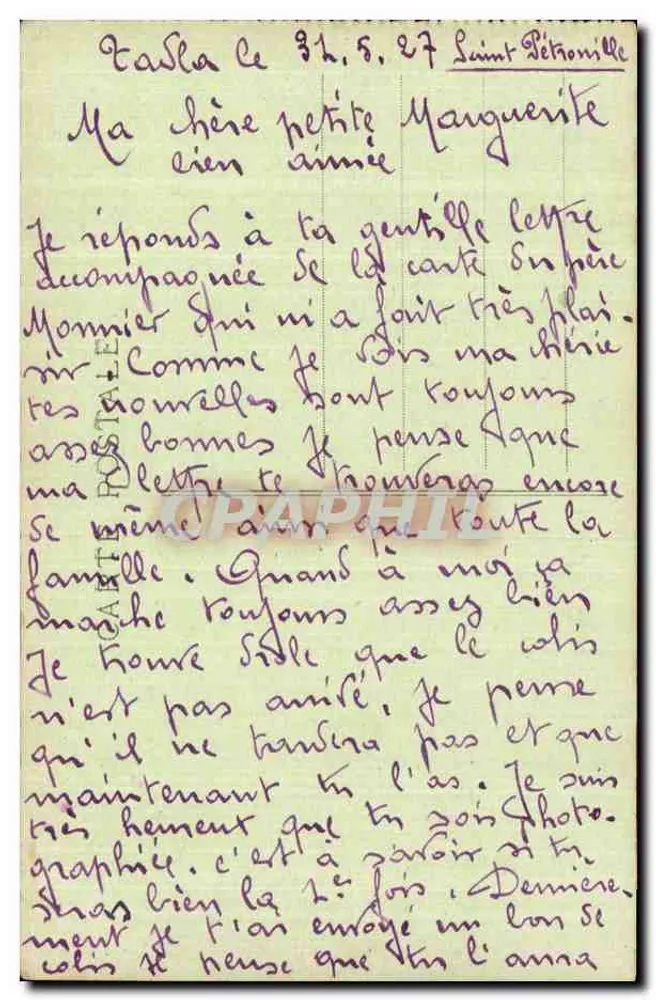 Eine Mehalla unterwegs zum Front — P. Madolaure, Verlag, Casablanca, Nr. 131 - Rückseite