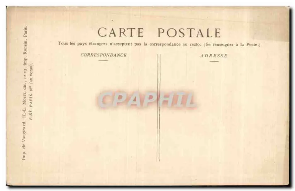 Auf dem Front — Beobachtung — Verlag Pays de France n°133 - Rückseite
