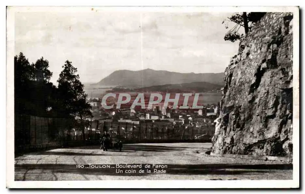 Toulon — Boulevard de Faron — Ein Stück der Rade - Vorderseite