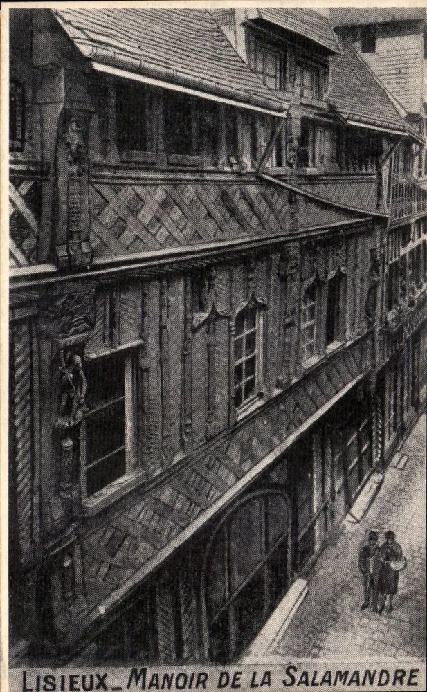 Lisieux — Mansão da Salamandra — Edição Palais du Rosaire - Frente