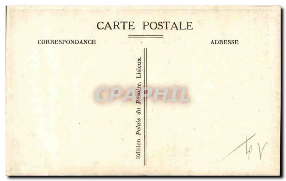 Lisieux — Mansão da Salamandra — Edição Palais du Rosaire - Verso