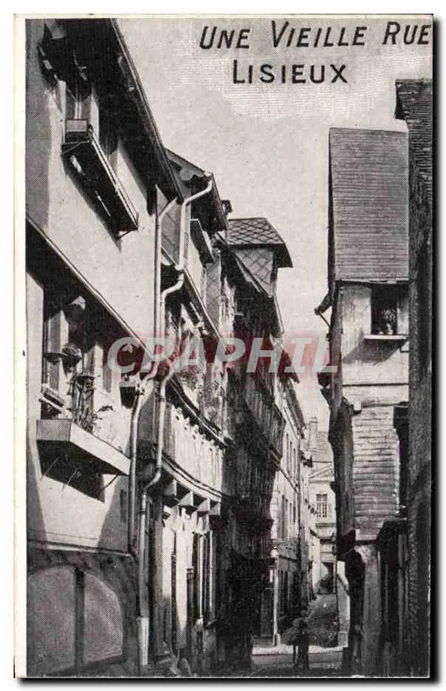 Uma Velha Rua — Lisieux — Edição Palácio do Rosário - Frente