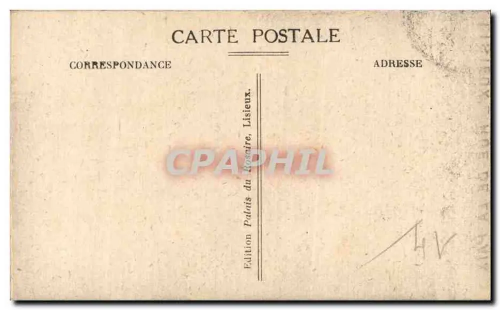 Lisieux — Rue de la Paix — Edição Palais du Rosaire - Verso