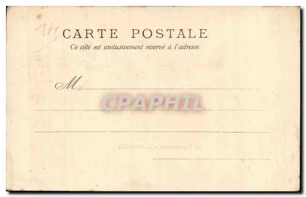 Lion-sur-mer - A Promenade — editor J. Hachet, n°46 - Verso