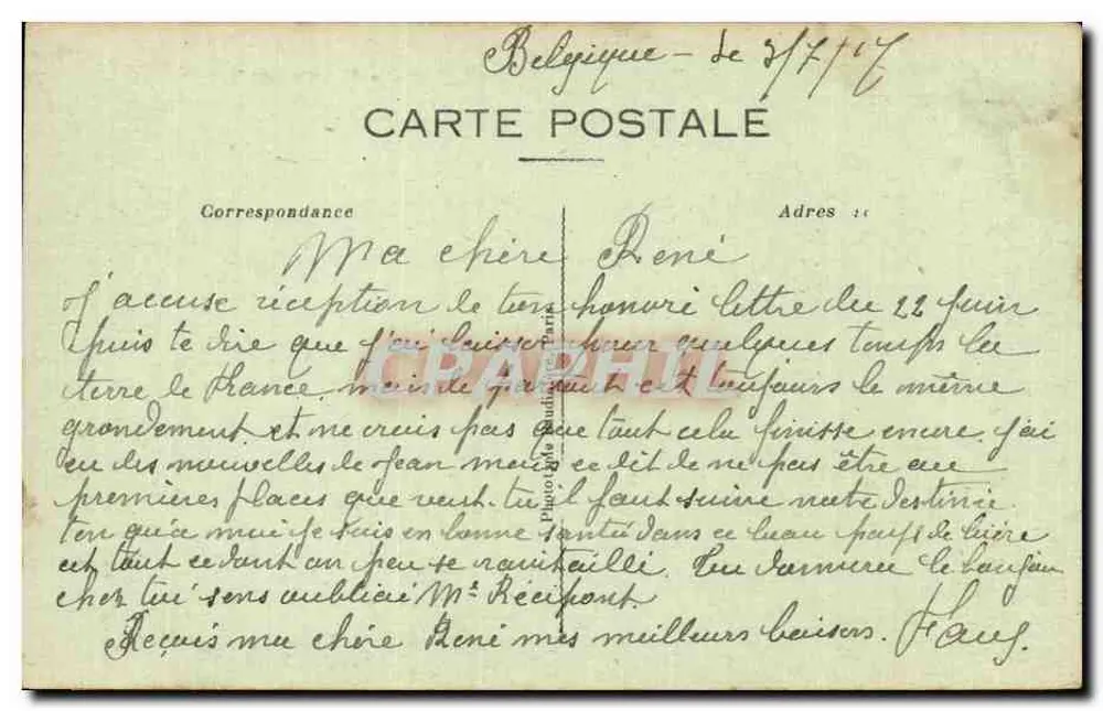 Reninghe — Casa bombardeada — Destrooyer, editora, em Loo-ice-Furnes - Verso
