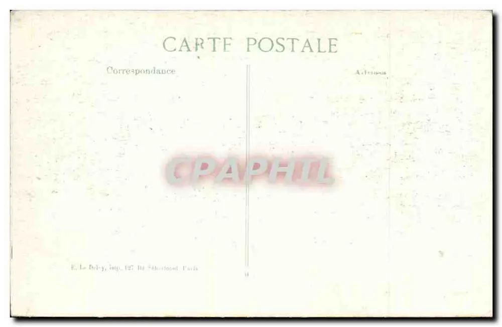 Belgische Armee — Feldgeschütz in Aktion — 1914 — Serie 10 — Verlag E. Le Dely, Paris - Rückseite