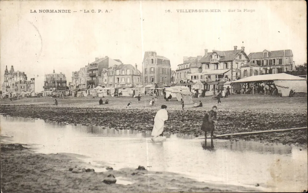 Villers-sur-Mer — Na Praia — A.C.P.A. n°16 - Frente
