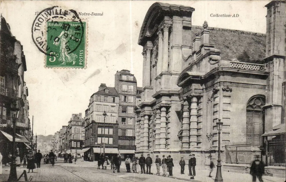 Nostra Signora di Tolone — vista della facciata — Collezione AD - Recto