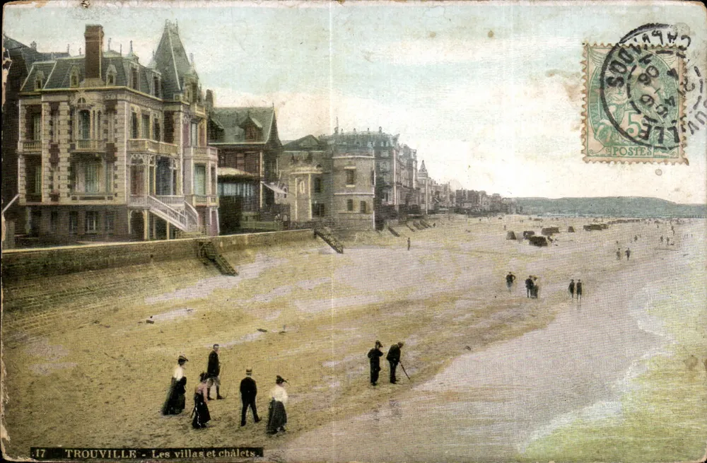 TROUVILLE - As vilas e chalés — n°17 — editor AQUA-PHOTO L.V. & Cie - Frente