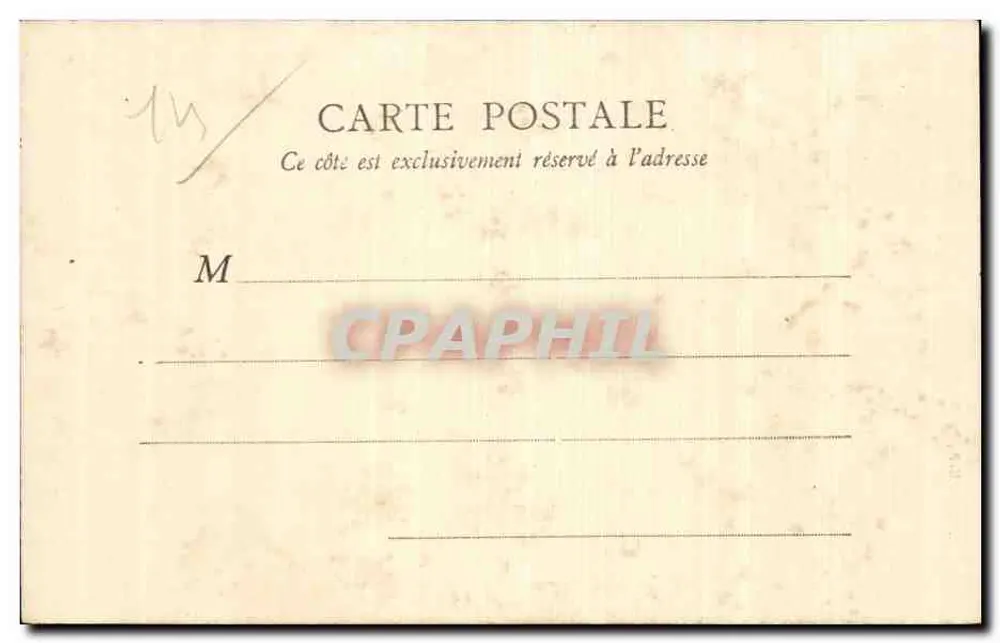 Trouville — Die Küste der Schwarzen Felsen — B. F. PARIS 70 - Rückseite