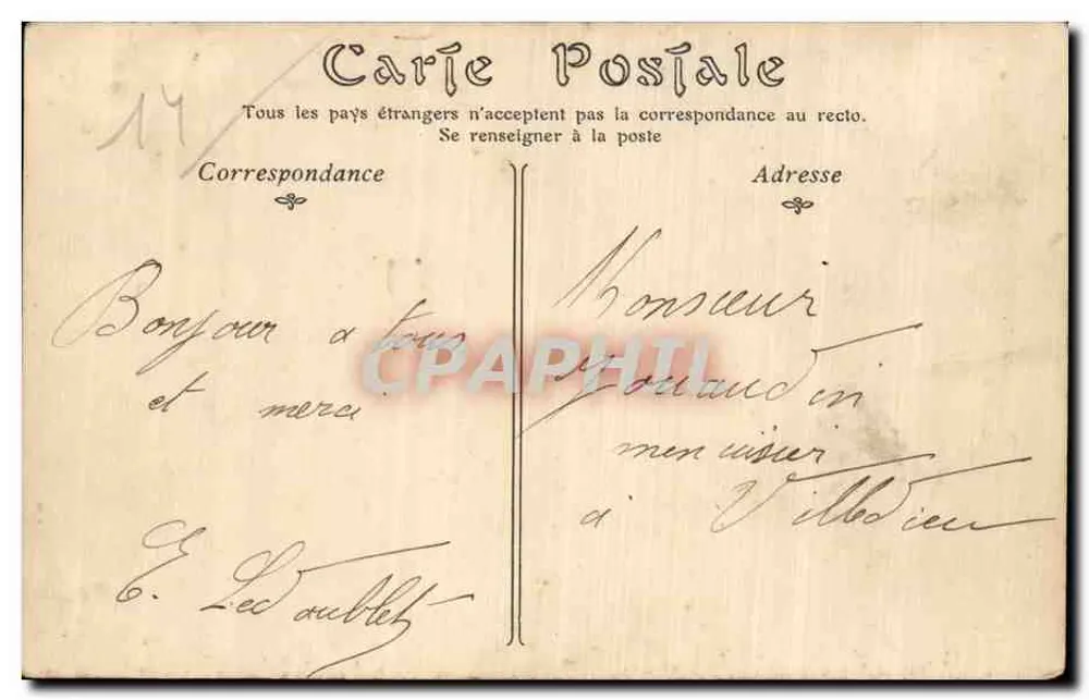 Trouville-sur-Mer — Sobre as Rochas Negras — Editor: Postes - Verso