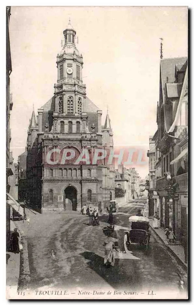 Trouville — Notre-Dame de Bon-Sours — Verlag L.L. Nr. 115 - Vorderseite
