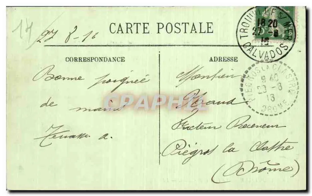 Trouville — Der Hafen und das Casino — LL. - Rückseite