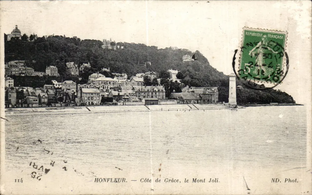 Honfleur — Costa da Graça, o Monte Joli — ND. Fot. - Frente