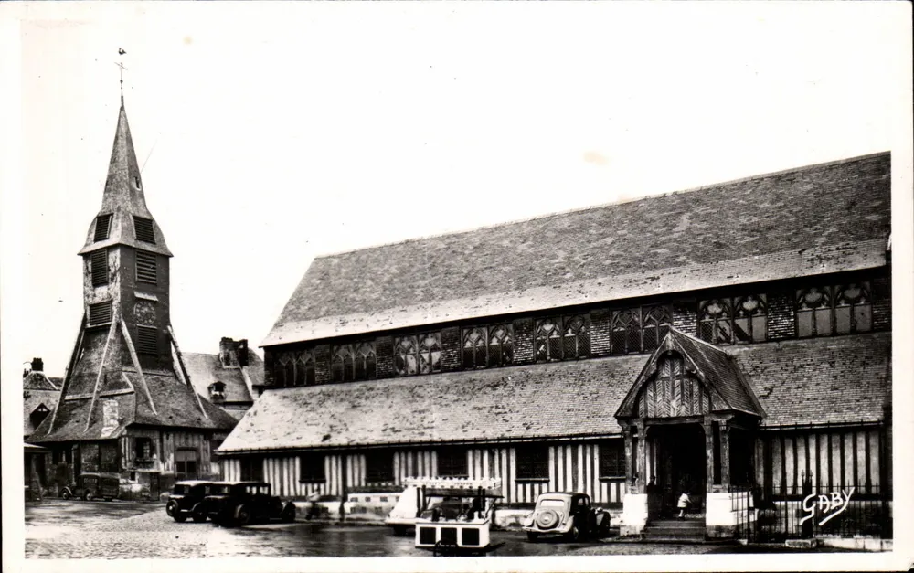 HONFLEUR (Calvados) — Igreja de Santa Catarina ; o campanário — Éditions GABY, Nantes - Frente
