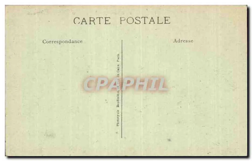 Ruinen der Moskou-Farm — In Champagne — Phototypie Budilhle, Paris - Rückseite