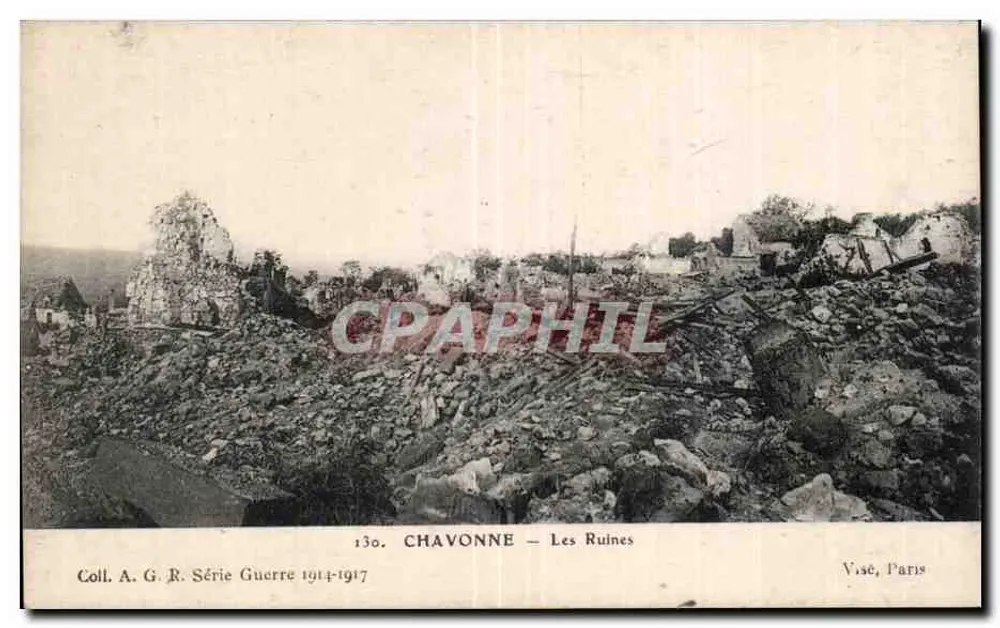Chavonne — As Ruínas — Vise, Paris - Frente
