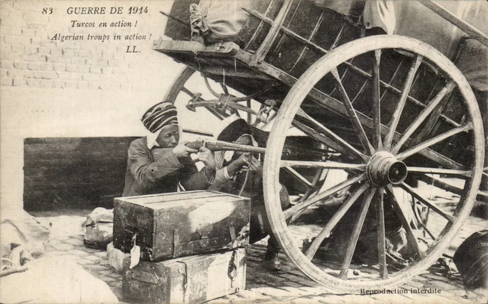 Türken in Aktion! — Krieg 1914 — LL. - Vorderseite